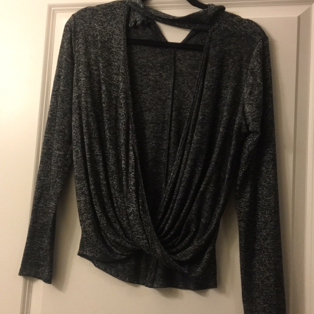 black choker top